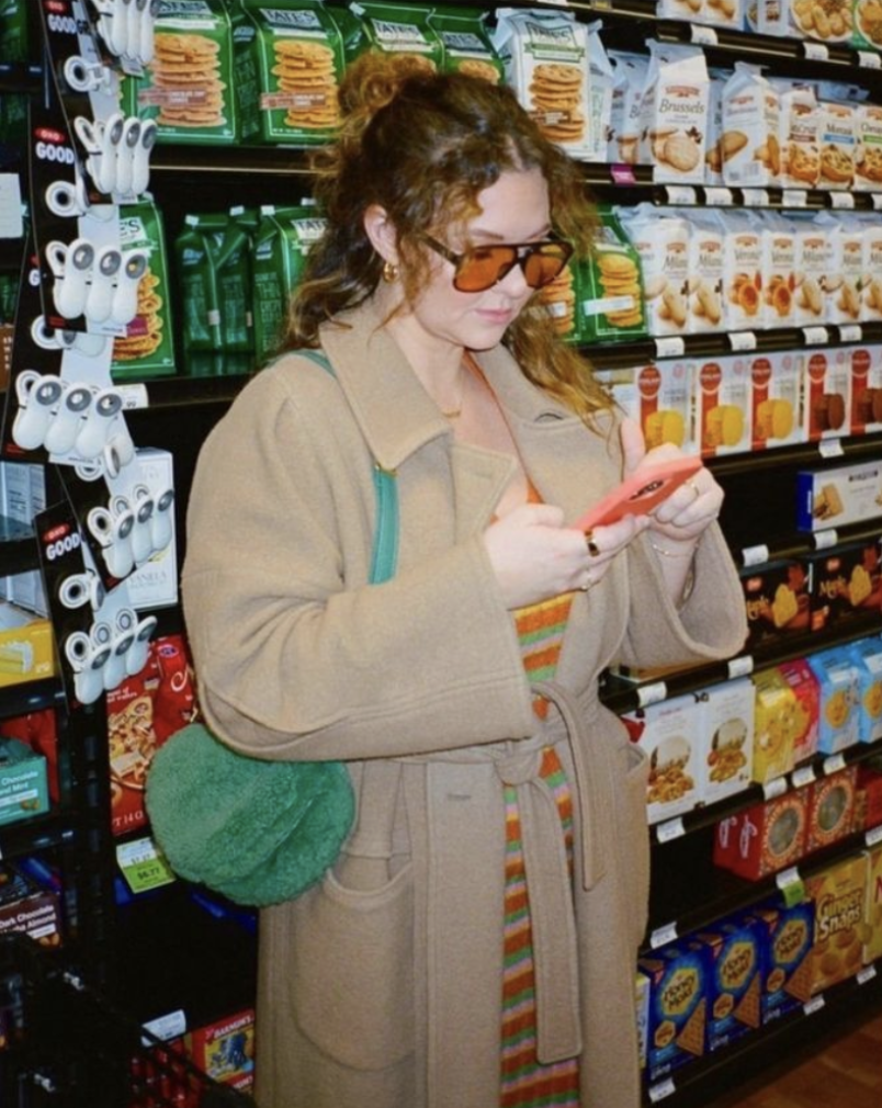 PRIMECUT: MINT SHEARLING BUM BAG